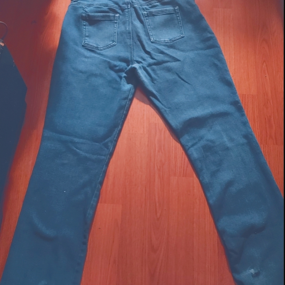 Diane Gilman dark wash blue jeans size 12